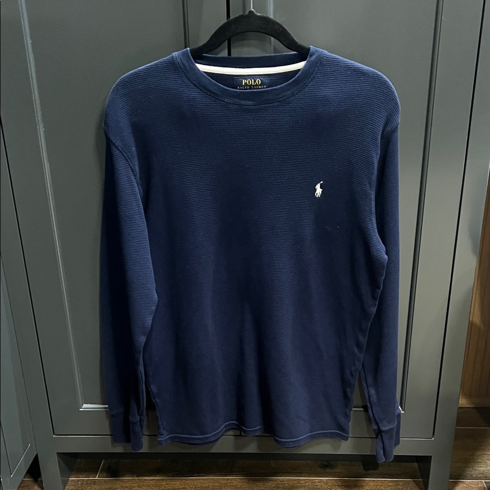 Polo by Ralph Lauren Men's Deep Blue Crewneck Sweater